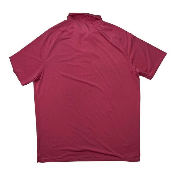Maelreg, Men's, Golf Polo Shirt, Classic Fit, XL, Cranberry, Moisture-Wicking - Picture 2 of 2